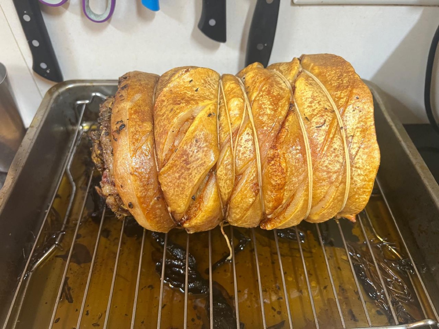 Whole herb-roasted chicken with seasonal vegetables